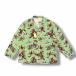  не использовался товар TOWNCRAFT Town craft 26SS PAJAMA PRINTED JACKET пижама отпечатанный жакет рубашка с длинным рукавом TC26S01100 зеленый L 16513M