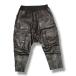 D.HYGENti- высокий genSoft Horse Leather Over Sarouel Cropped Pants шланг кожа обезьяна L укороченные брюки ST107-1325A черный 2 19398M