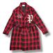 PLAY BOY PARADICE CHECK PATTERN COATpala кости проверка образец пальто Play Boy P312-SRT12 красный L/XL (86827A)