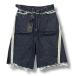  не использовался товар MINUS минус 24SS Slash Seam Inside-Out Twisted Short внутренний наружный Denim шорты шорты M-24S-SSIEOTTDST-70SEDM индиго 1