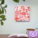 �t�@�u���b�N�p�l�� �}�����b�R PUUTARHURIN PARHAAT�i�v�[�^���t�����p���n�[�g�j/ORANGE 50�~50cm