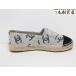  Chanel CHANEL G39028 CC здесь Mark matelasse парусина эспадрильи серый размер 38 прекрасный товар обувь 