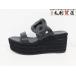  Hermes HERMES эспадрильи itea30she-n Dunk ru черный napa размер 37 прекрасный товар [ б/у ] сандалии 
