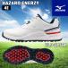  снижение цены Mizuno Golf шиповки отсутствует риск Energie 01: "теплый" белый × темно-синий × красный MIZUNO HAZARD ENERZY GOLF водонепроницаемый широкий высота рукоятка 