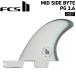 FCS2 �X�^�r���C�U�[ FCS II MID SIDE BYTE PG 3.6 NATURAL/ALPINE RETAIL FINS 2��set �T�C�h�t�B�� �~�b�h �t�@���{�[�h�ɃI�X�X��