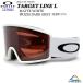  лыжи сноуборд защитные очки OAKLEY Oacley TARGET LINE L Target линия L MATTE WHITE PRIZM DARK GREY