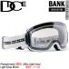  snowboard ski goggle 23-24 DICE dice BANK Bank style light ×ULTRA light gray × light silver mirror 23-24-GG-DIC