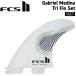 FCS2 �g���C�t�B�� FCS II GABRIEL MEDINA PC TRI FINS SET BLACK/WHITE �K�u���G���E���f�B�[�i �V�O�l�`���[ 3���Z�b�g