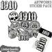 na Inte .-n тонн 1910 стикер упаковка 10 листов ARTWORKS STICKER PACK стикер наклейка ограниченное количество почтовая доставка рассылка 