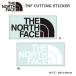 ザ ノースフェイス TNF カッティングステッカー THE NORTH FACE TNF CUTTING STICKER NN32013 メール便配送