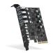 PCIe - USB 3.2 Gen 2 карта 20Gbps obi район ширина 7.. USB порт (USB Type-A4..USB Type-C порт 