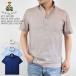 GUY ROVER С Seed stitch wide collar short sleeve Polo shirt moss stitch 3650PC207J/541500  λ 磻ɥ顼 åȥ  奢륷