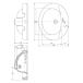 L525RCU ��NW1�̂�/ TOTO�F�p�u���b�N�@�͂ߍ��ȉ~�`���ʊ�@�t���[�����@���������@�y����t����͕ʓr�ƂȂ�܂��I�z �֘A�摜2