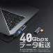 �y500�~����zUSB-C to USB-C�ϊ��A�_�v�^ 40Gbps�����f�[�^�]���APD240W�}���[�d�A8K@60Hz�̍��掿�f���o�� �������� �֘A�摜3