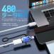 �y�ő�600�~�����zlightning USB-C �ϊ��A�_�v�^ �f�[�^�]��PC�̂� PD�[�d 60W 36W 480Mbps iPhone �C���z���ϊ� ul011ab �������� �֘A�摜4