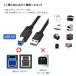 �y500�~����`�zUSB 3.0 USB2.0 �v�����^�[�P�[�u�� (Type A - Type B) �����]�� 5Gbps �O�t��HDD �X�L���i�[�Ή� ���ϋv �������� �֘A�摜2