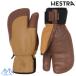he -тактный la3 палец Gore-Tex Short лыжи перчатка пробка Brown HESTRA TOPO GTX 3-FINGER FULL LEATHER SHORT Cork Tan 3004112 710750