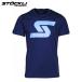  stock li лыжи хлопок футболка темно-синий STOCKLI T-SHIRT Navy 512153217 THE SWISS SKI