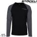  stock li длинный рукав футболка длинный рукав черный STOCKLI Longsleeve Shirt black-antra WRT BLACK 523159018