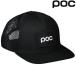 �|�b�N �L���b�v �g���b�J�[ �L���b�v �u���b�N POC Trucker Cap Uranium Black  60055-1002