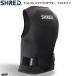 shu красный задний протектор лучший SHRED FLEXI BACK PROTECTOR VEST ZIP BPFVZJ11