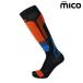miko112 тонкий лыжи носки melino шерсть свет темно-синий mico MERINO WOOL LIGHT 112 002