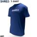 shu красный хлопок футболка темно-синий SHRED T-SHIRT NAVY CLTSHJ13