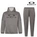  Oacley . способ флис тренировочный выставить серый OAKLEY STRIKING WB FLEECE LS HOODY PT 2.0 SET DARK GREY HTHR FOA404174-FOA404216-29A