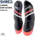 shu красный карбоновый щиток L размер SHRED SHIN GUARDS CARBON RUST GUSGCM12L