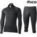 miko нижняя рубашка &amp; трико Second s gold WARM CONTROL основа re year черный mico IN-1852 CM-1854 MICO IN1852 CM1854 007