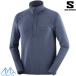 SALOMON Salomon половина Zip флис стрейч голубой ESSENTIAL LIGHTWARM HZ DEEP BLUE NIGHTS LC2645900