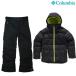  Colombia Junior с хлопком лыжи одежда winter пудра II cut tido жакет +bagab-II брюки черный Columbia SB5454-012-SY0033-010