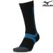 Mizuno juni ASCII носки гонг long носки 18-21cm breath Thermo черный голубой MIZUNO DORARON SOCKS JUNIOR Z2JXA52009-18-21