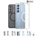  внутренний стандартный товар arareea Rally Galaxy S26 / S26+ / S26 Ultra Qi2 &amp; MagSafe соответствует hybrid прозрачный чехол DUPLE M вооруженные силы США MIL стандарт SAMSUNG. официальный засвидетельствование 