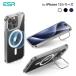  внутренний стандартный товар ESR iphone 15 iphone 15 Pro подставка имеется hybrid прозрачный чехол Classic MagSafe соответствует вооруженные силы США MIL стандарт царапина предотвращение задняя сторона 