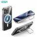  внутренний стандартный товар ESR iPhone16/16Pro/16ProMax подставка имеется hybrid прозрачный чехол Classic MagSafe соответствует вооруженные силы США MIL стандарт царапина предотвращение задняя сторона 