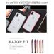 ��GAZE���iPhone X/XS 5.8������� Razor Fit ���å��ʥ�������Х�ѡ������̥��ꥢ�ѥͥ���Ȥ߹�碌��iPhone�򤷤ä����ݸ� ���ȴ����к��߷� GZ10206i8
