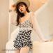  One-piece купальный костюм женский body type покрытие 20 плата 30 плата 40 плата 50 плата высокий талия бикини велюр платье модный elegant купальный костюм почтовый заказ 