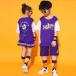  Kids танцевальный костюм Cheer hip-hop выставить HIPHOP Cheer девушка мужчина девочка t рубашка юбка брюки Jazz Dance тренировка надеты 