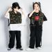 HIPHOP лето Kids танцевальный костюм hip-hop танцевальный костюм s брюки ребенок одежда Корея stage костюм Kids Jazz Dance Dance одежда тренировка надеты 