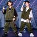  Корея ребенок одежда HIPHOP hip-hop stage костюм Kids танцевальный костюм jazz отвечающий .. Jazz Dance тренировка надеты спортивная форма Dance одежда группа одежда девочка 