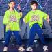  Корея ребенок одежда HIPHOP hip-hop stage костюм Kids танцевальный костюм jazz отвечающий .. Jazz Dance тренировка надеты спортивная форма Dance одежда группа одежда девочка 