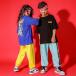  Kids танцевальный костюм hip-hop Корея ребенок одежда HIPHOP stage костюм отвечающий .. Jazz Dance мужчина девочка комплект презентация . рука футболка тренировка надеты 