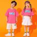 he. суп юбка-брюки лето короткий рукав Kids Dance хлопок t рубашка юбка движение . чирлидинг костюм Cheery da- начало тип спортивная форма 