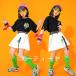  Корея ребенок одежда Kids танцевальный костюм HIPHOP hip-hop отвечающий .. Jazz Dance stage костюм тренировка надеты Dance одежда презентация девочка верх и низ в комплекте 