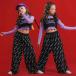  Корея ребенок одежда HIPHOP hip-hop stage костюм Kids танцевальный костюм jazz отвечающий .. Jazz Dance тренировка надеты спортивная форма Dance одежда группа одежда девочка 