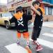  танцевальный костюм hip-hop мужчина девочка Корея HIPHOP верх и низ в комплекте Kids танцевальный костюм ребенок одежда отвечающий .. stage костюм jazz спортивная форма тренировка надеты 