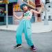  танцевальный костюм hip-hop мужчина девочка Корея HIPHOP верх и низ в комплекте Kids танцевальный костюм ребенок одежда отвечающий .. stage костюм jazz спортивная форма тренировка надеты 