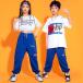  stage костюм Kids танцевальный костюм Корея ребенок одежда HIPHOP hip-hop jazz отвечающий .. Jazz Dance тренировка надеты спортивная форма Dance одежда группа одежда девочка 