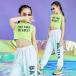  stage костюм Cheery da- костюм hip-hop девочка Корея ребенок одежда Kids танцевальный костюм HIPHOP отвечающий .. Jazz Dance jazz Dance одежда 